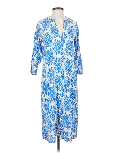 Pre-owned Zara Casual Dress In Blue