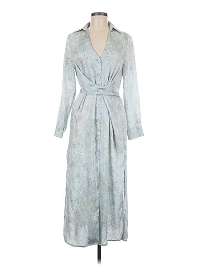 Pre-owned Zara Casual Dress In Blue