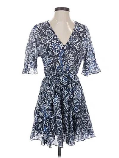 Pre-owned Zara Casual Dress In Blue
