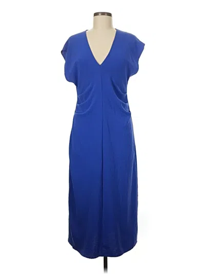 Pre-owned Zara Casual Dress In Blue