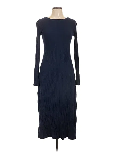 Pre-owned Zara Casual Dress In Blue
