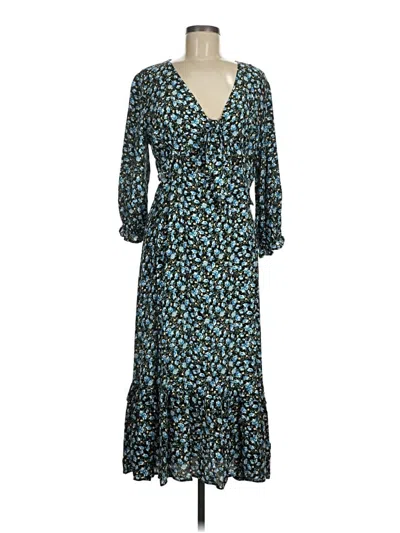 Zara Casual Dress In Blue