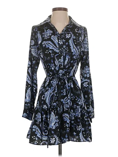 Pre-owned Zara Casual Dress In Blue