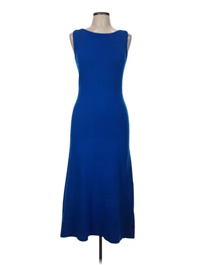 Pre-owned Zara Casual Dress In Blue