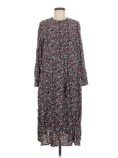 Pre-owned Zara Casual Dress In Blue