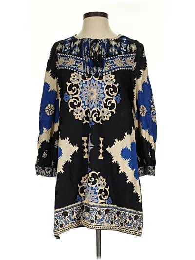 Pre-owned Zara Casual Dress In Blue