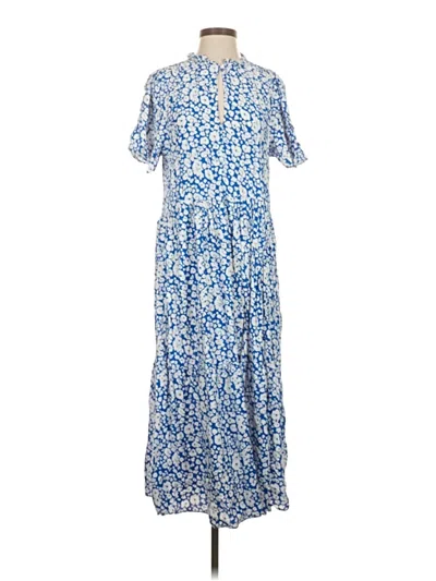 Pre-owned Zara Casual Dress In Blue