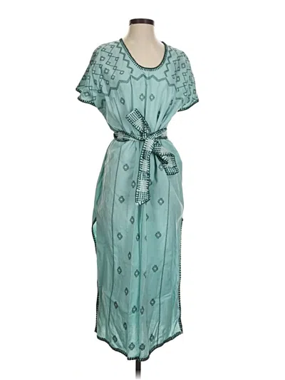 Pre-owned Zara Casual Dress In Blue