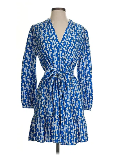 Pre-owned Zara Casual Dress In Blue