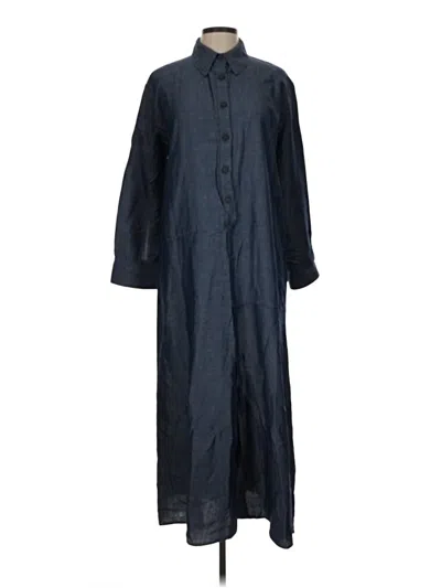 Pre-owned Zara Casual Dress In Blue
