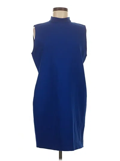 Pre-owned Zara Casual Dress In Blue