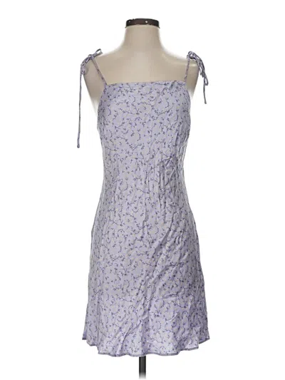 Pre-owned Zara Casual Dress In Blue