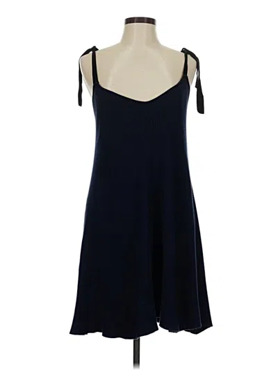 Pre-owned Zara Casual Dress In Blue