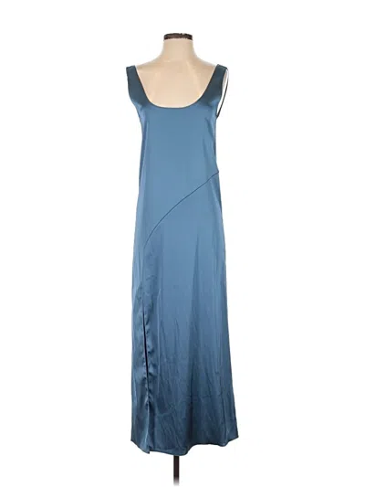 Pre-owned Zara Casual Dress In Blue