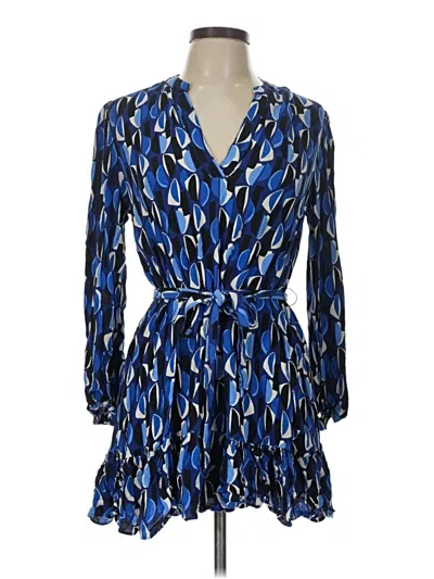 Pre-owned Zara Casual Dress In Blue