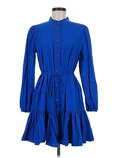 Zara Casual Dress In Blue
