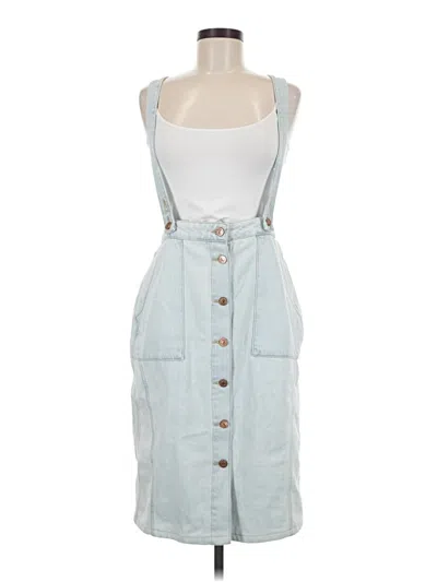 Pre-owned Zara Casual Dress In Blue
