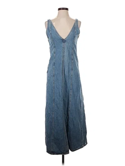 Pre-owned Zara Casual Dress In Blue