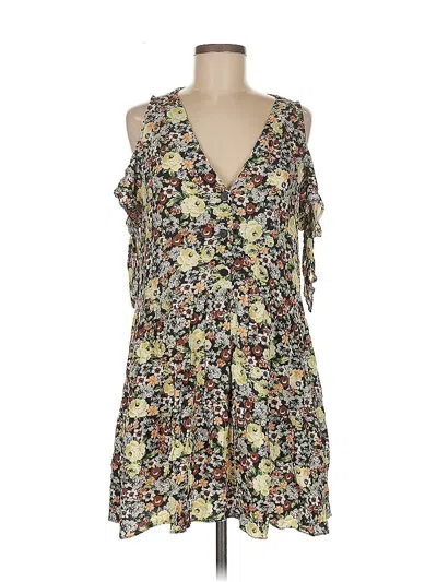 Pre-owned Zara Casual Dress In Brown