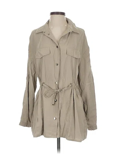 Pre-owned Zara Casual Dress In Brown