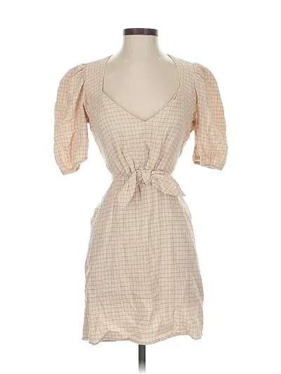 Pre-owned Zara Casual Dress In Brown