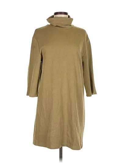 Pre-owned Zara Casual Dress In Brown