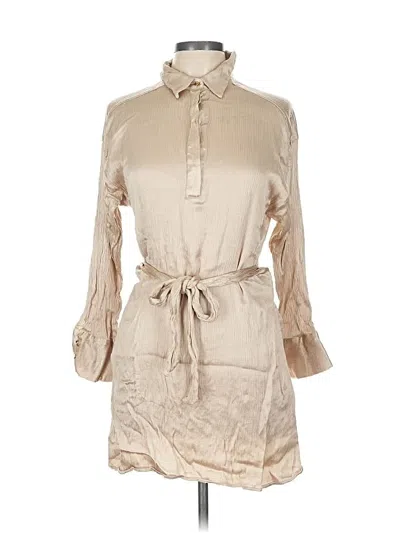 Pre-owned Zara Casual Dress In Brown