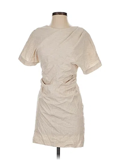 Pre-owned Zara Casual Dress In Brown