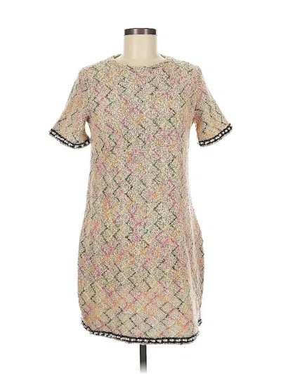 Pre-owned Zara Casual Dress In Brown