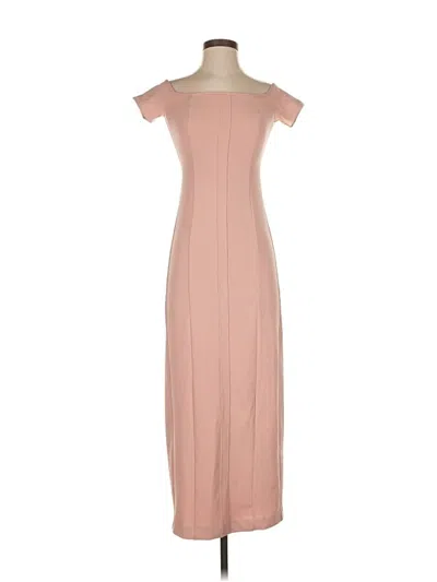 Pre-owned Zara Casual Dress In Brown