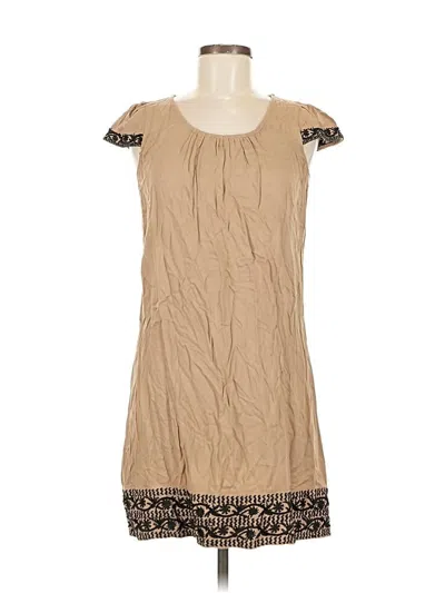 Pre-owned Zara Casual Dress In Brown