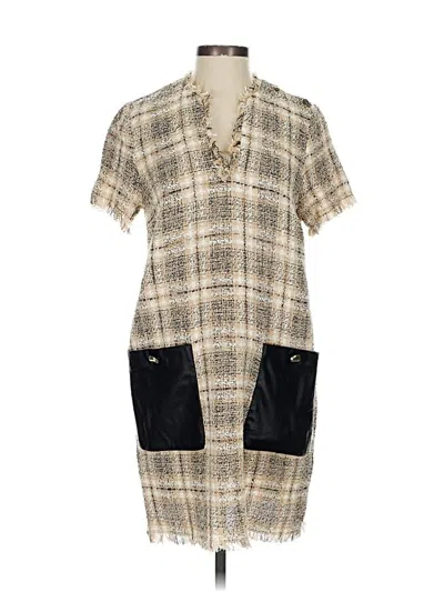 Pre-owned Zara Casual Dress In Brown