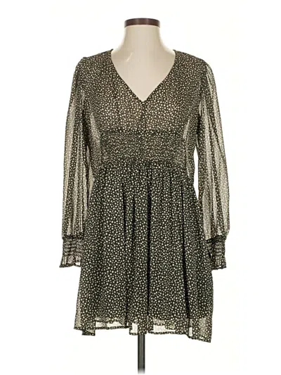 Pre-owned Zara Casual Dress In Brown