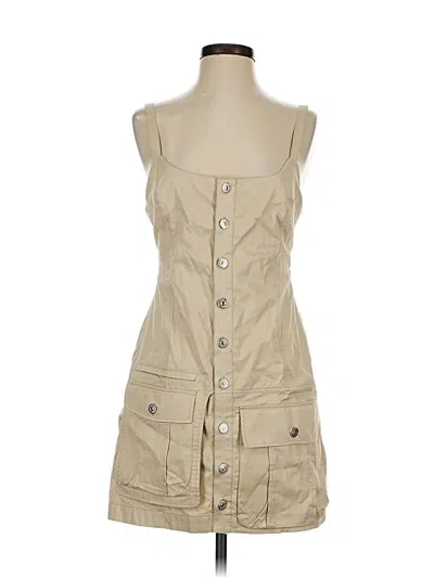 Pre-owned Zara Casual Dress In Brown