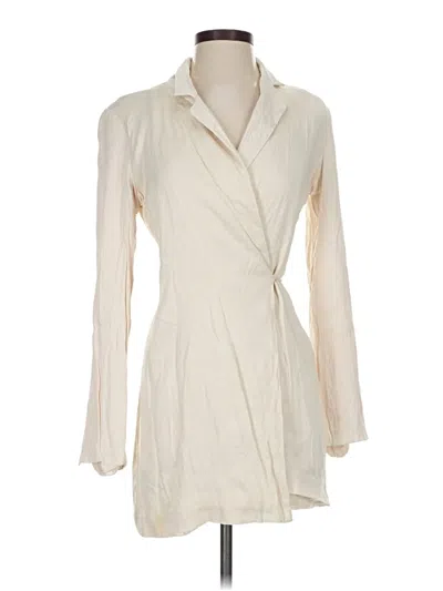Pre-owned Zara Casual Dress In Brown