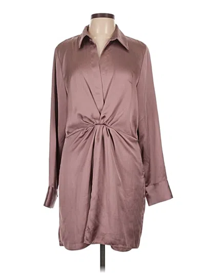Pre-owned Zara Casual Dress In Brown