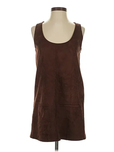 Zara Casual Dress In Brown