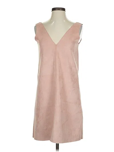 Pre-owned Zara Casual Dress In Brown