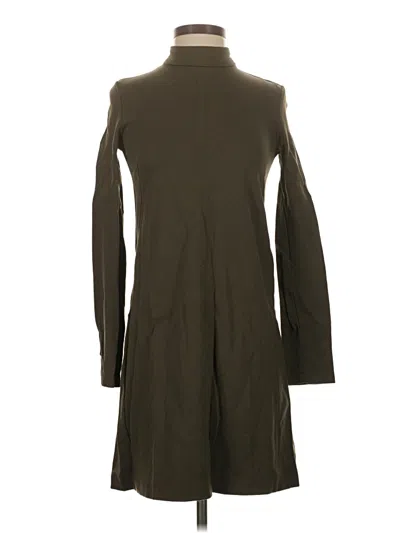 Pre-owned Zara Casual Dress In Brown