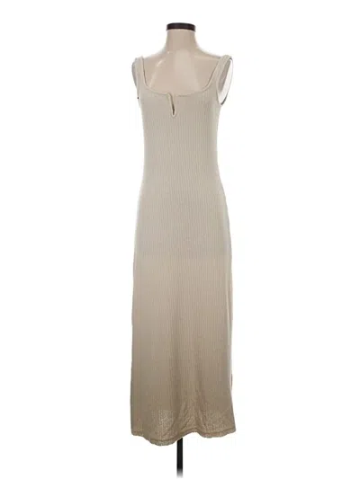 Pre-owned Zara Casual Dress In Brown