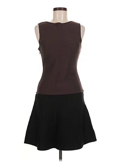 Pre-owned Zara Casual Dress In Brown