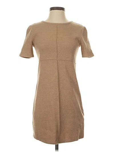Pre-owned Zara Casual Dress In Brown
