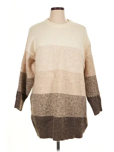 Pre-owned Zara Casual Dress In Brown