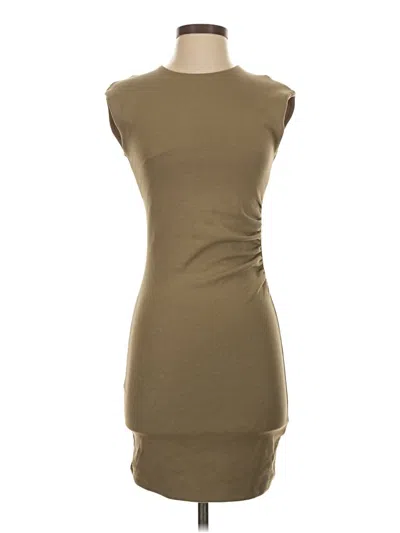 Pre-owned Zara Casual Dress In Brown