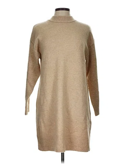 Pre-owned Zara Casual Dress In Brown