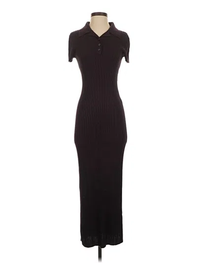 Pre-owned Zara Casual Dress In Brown
