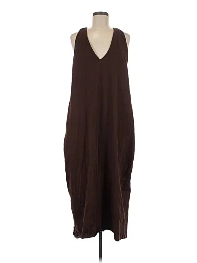 Zara Casual Dress In Brown