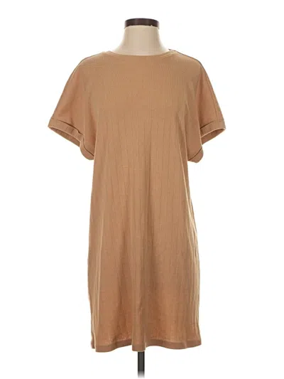 Pre-owned Zara Casual Dress In Brown