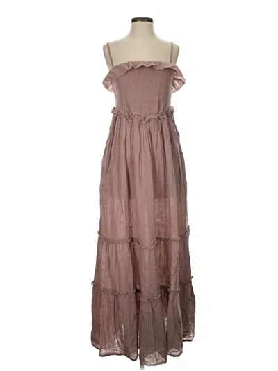 Zara Casual Dress In Brown