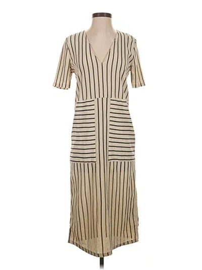 Pre-owned Zara Casual Dress In Brown